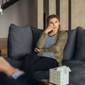 A person in a counselling session in Melbourne